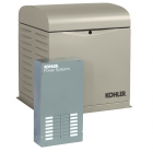 Kohler 12RESVL-100LC12 12kW Dual Fuel Standby Generator with 100 Amp 12 Circuit Transfer Switch