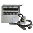 Reliance Controls 310CRK Pro/Tran 2 30-Amp Manual Transfer Switch Kit with 10-Circuit Load Center/10' Cord