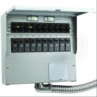 Reliance Controls Pro/Tran 2 50 Amp 120/240V 10 Circuit Transfer Switch with Interchangeable Breakers