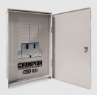 Champion 100 Amp 240V NEMA 3R Transfer Switch with 12 Circuit Load Center