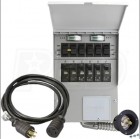 Reliance Controls Pro/Tran 2 30 Amp 6 Circuit Power Transfer Switch Kit with 25' Cord
